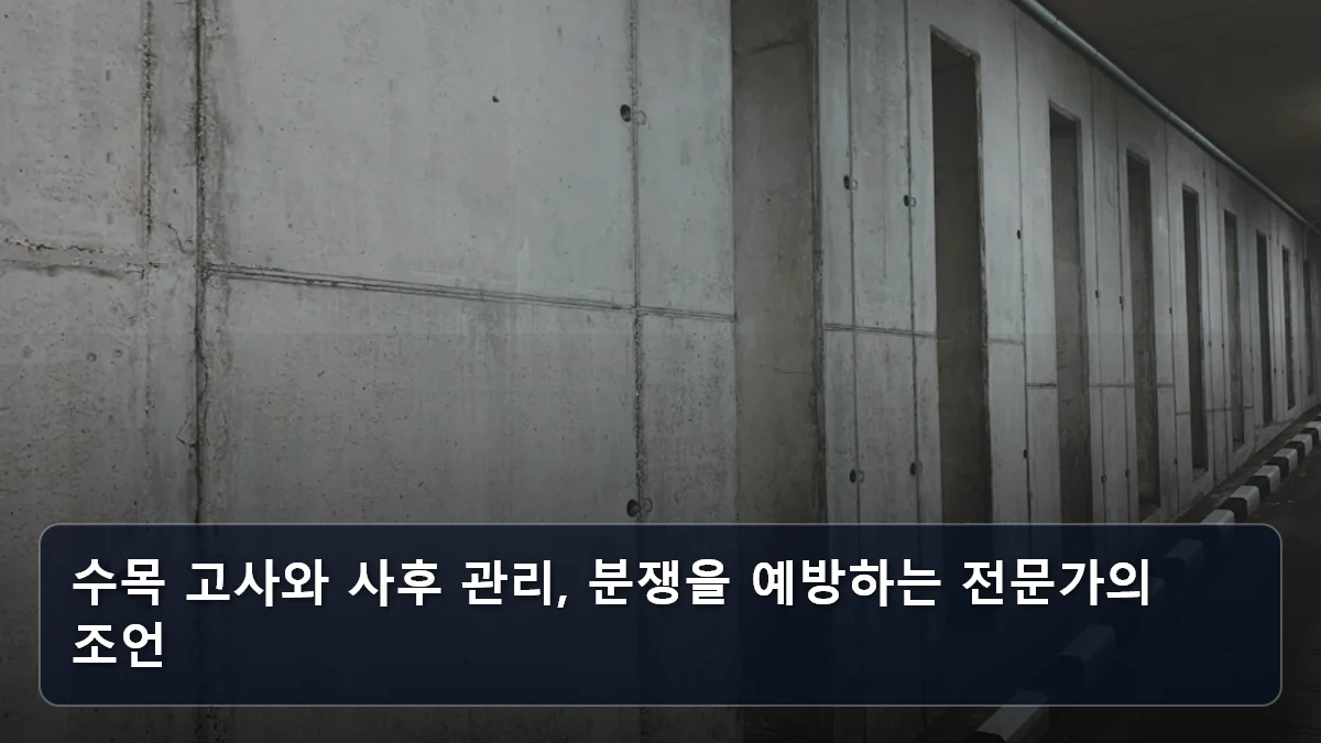 수목 고사와 사후 관리, 분쟁을 예방하는 전문가의 조언 관련 이미지