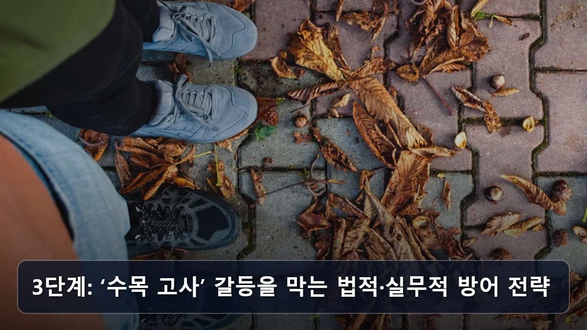 3단계: ‘수목 고사’ 갈등을 막는 법적·실무적 방어 전략 관련 이미지