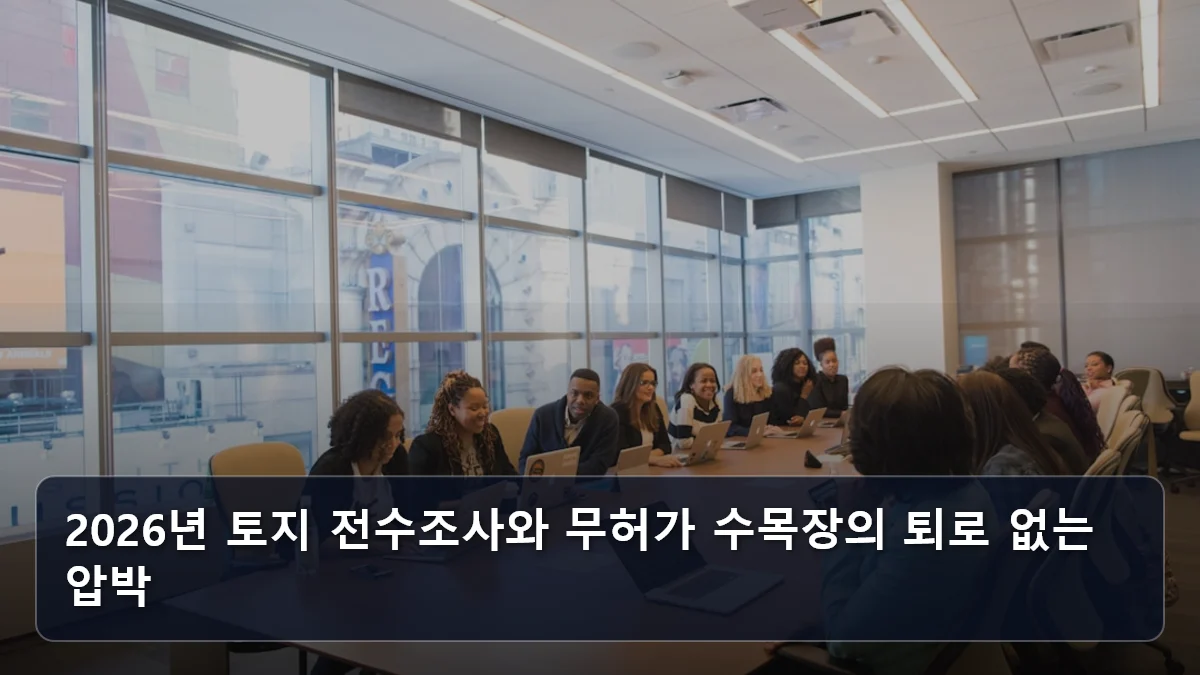 2026년 토지 전수조사와 무허가 수목장의 퇴로 없는 압박 관련 이미지