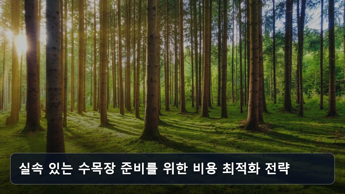 실속 있는 수목장 준비를 위한 비용 최적화 전략 관련 이미지