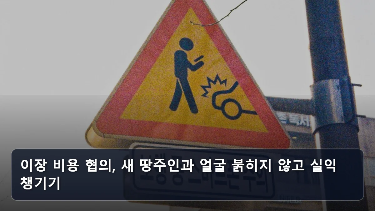 이장 비용 협의, 새 땅주인과 얼굴 붉히지 않고 실익 챙기기 관련 이미지